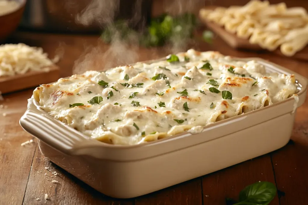 chicken alfredo lasagna recipe