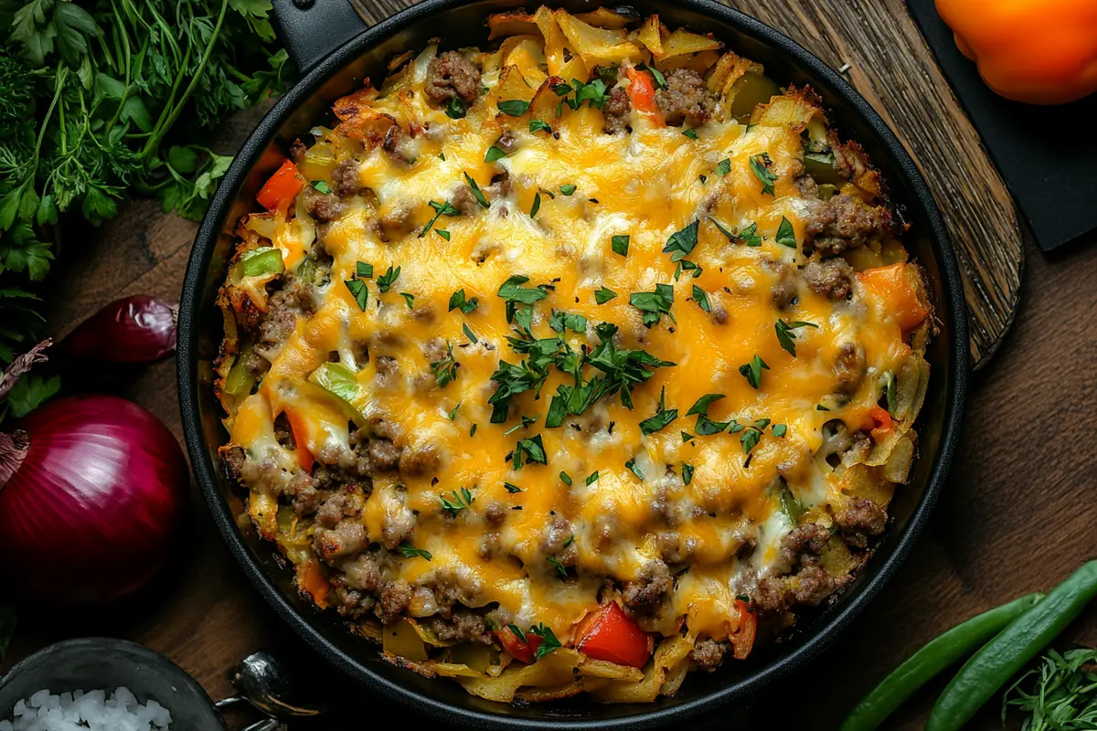 Breakfast casserole hash browns