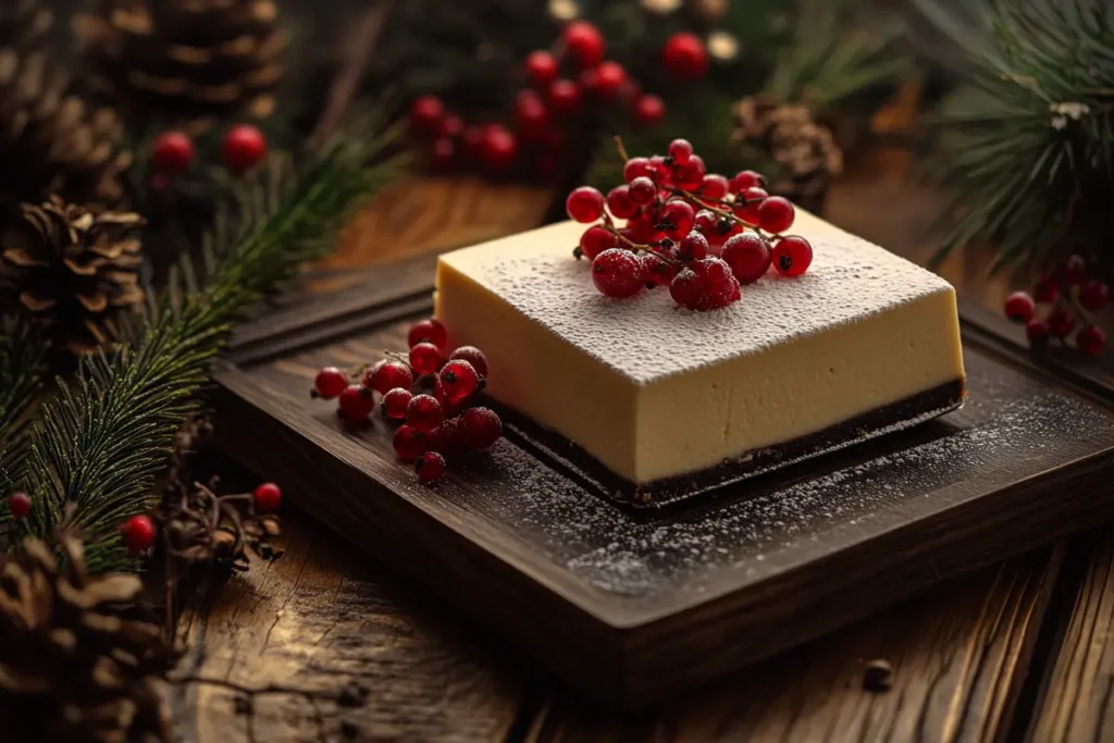 Christmas cheesecake recipe overview