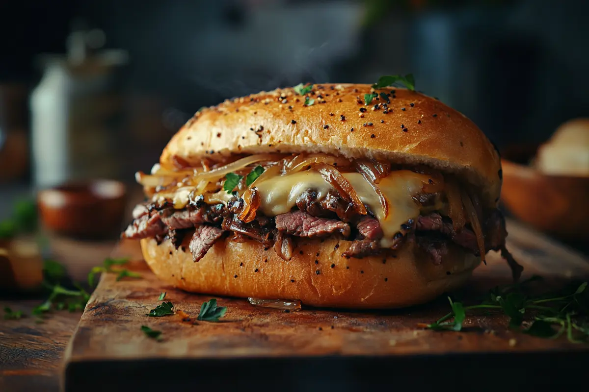 Philly cheesesteak cut of meat