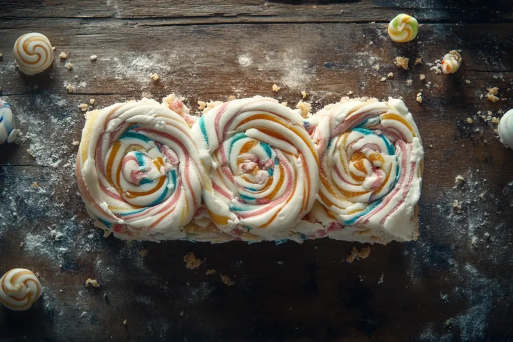 Pinwheel candy nostalgic treat