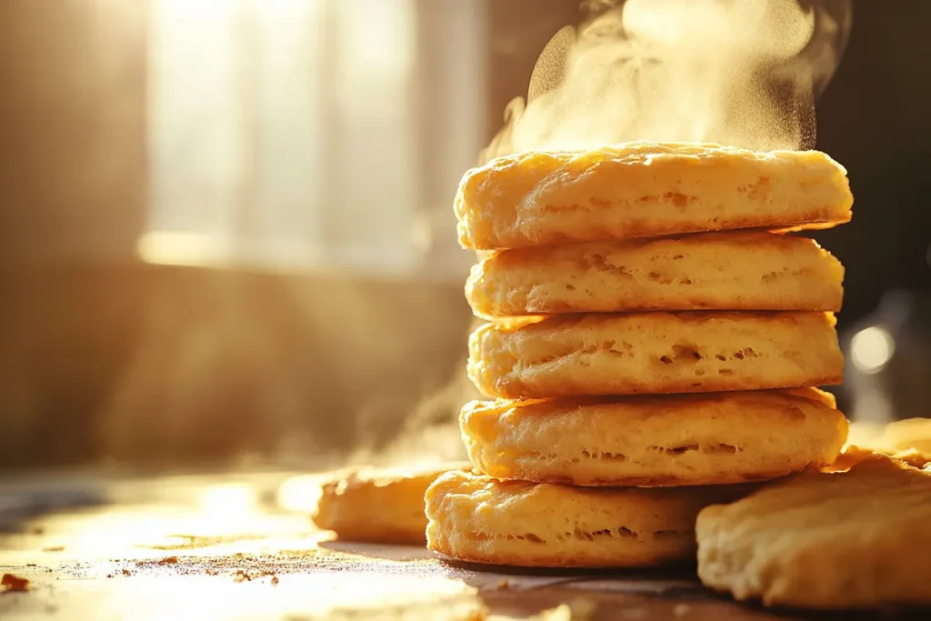 Freshly baked excellent biscuits