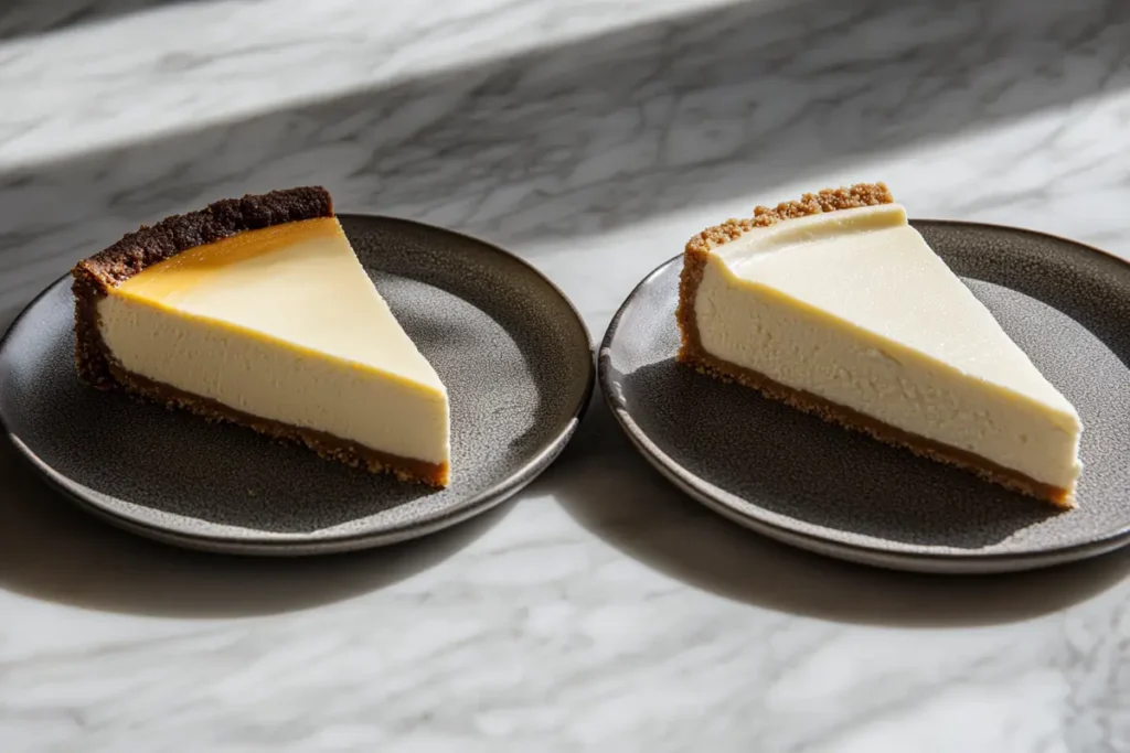 American cheesecake crust comparison