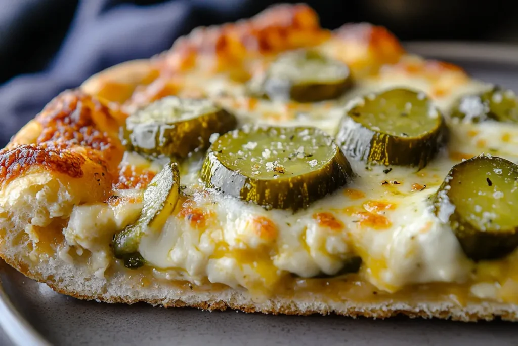 Slice of Pickle Pie Pizza