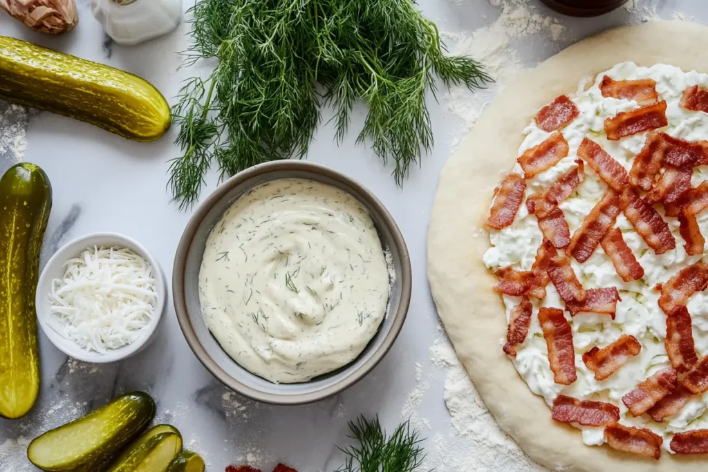 Pickle Pie Pizza Ingredients