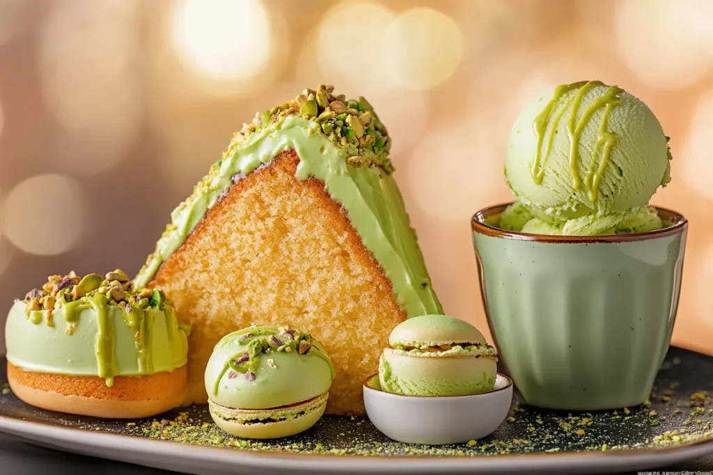  Pistachio Cream Dessert Assortment