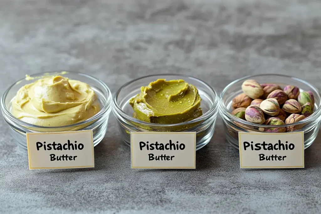 Pistachio Cream vs Pistachio Butter Comparison