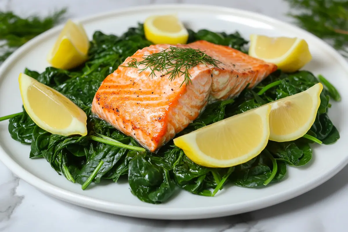 Delicious Salmon Spinach Recipe